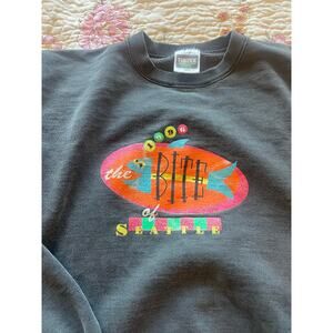 vintage the bite of seattle crewneck